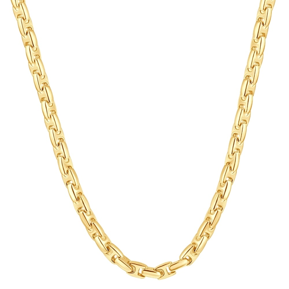 Bliss Diamond Yellow Gold Women's 24" Chain Necklace 42 Grams 7mm Thick