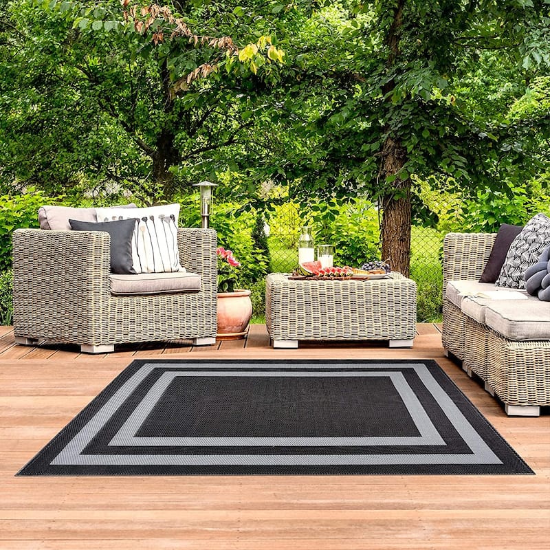 Paris Lightweight Reversible Recycled Plastic Outdoor Floor Mat/Rug