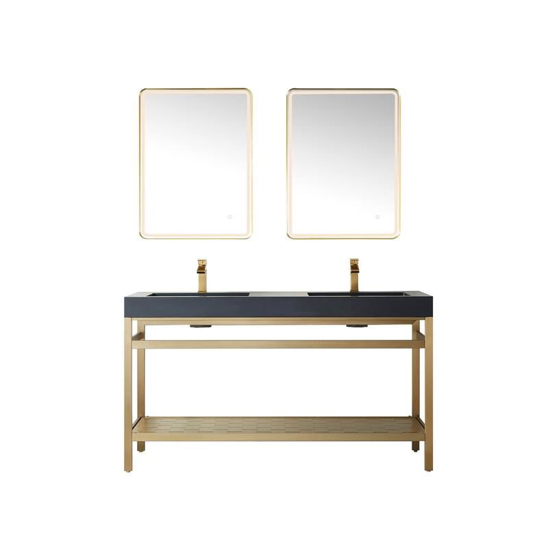 Miseno MV702860M Ablitas 60" Free Standing Double Basin Vanity Set
