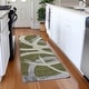 preview thumbnail 117 of 132, Premium Washable Super Soft Modern Zeus Mayfield Rug Olive - 2'3" x 7'6"