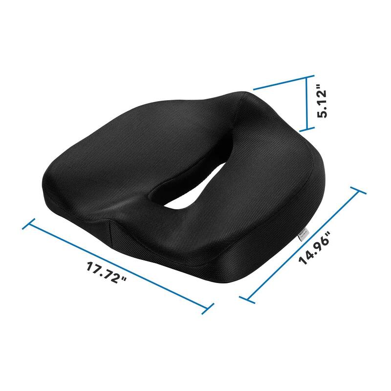 Mount-It! Ergo Collection Premium Comfort Seat Cushion - Black