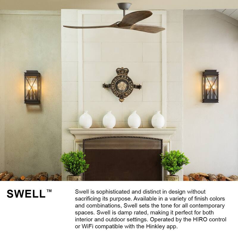 Hinkley Lighting Swell 60" 3 Blade Indoor / Outdoor Ceiling Fan