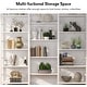 preview thumbnail 39 of 60, Large Triple Wide 5-Shelf Etagere Bookcase