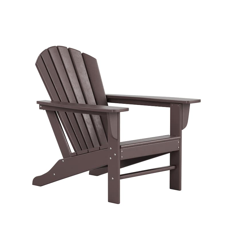Altura Outdoor 5-Piece Adirondack Chair & Round Coffee Table Conversation Set