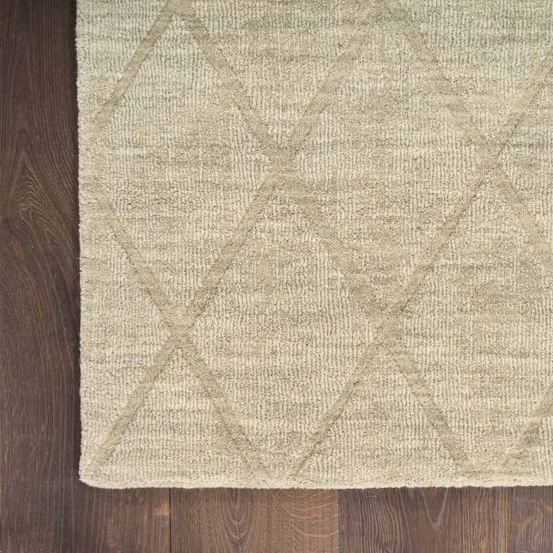 Nourison Wool Haven Indoor only Diamond Wool Area Rug
