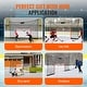 preview thumbnail 9 of 9, Black Hockey Net Backstop with Iron Frame and Sandbag Design