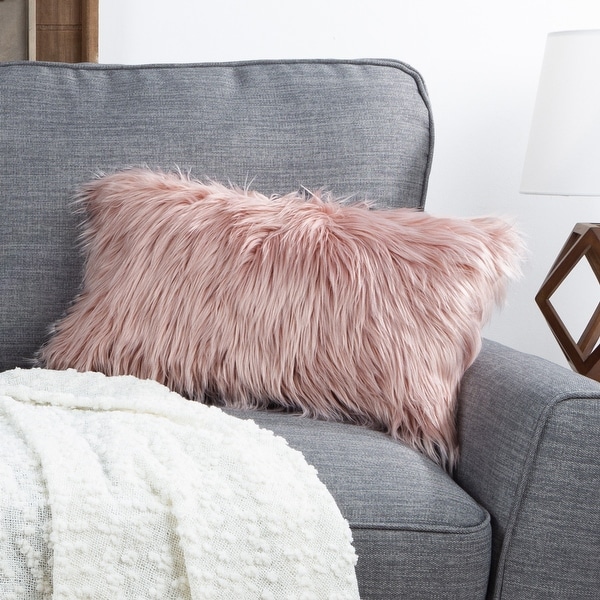 12x20 inch Plush Lumbar Pillow Luxury Accent Pillow Insert and