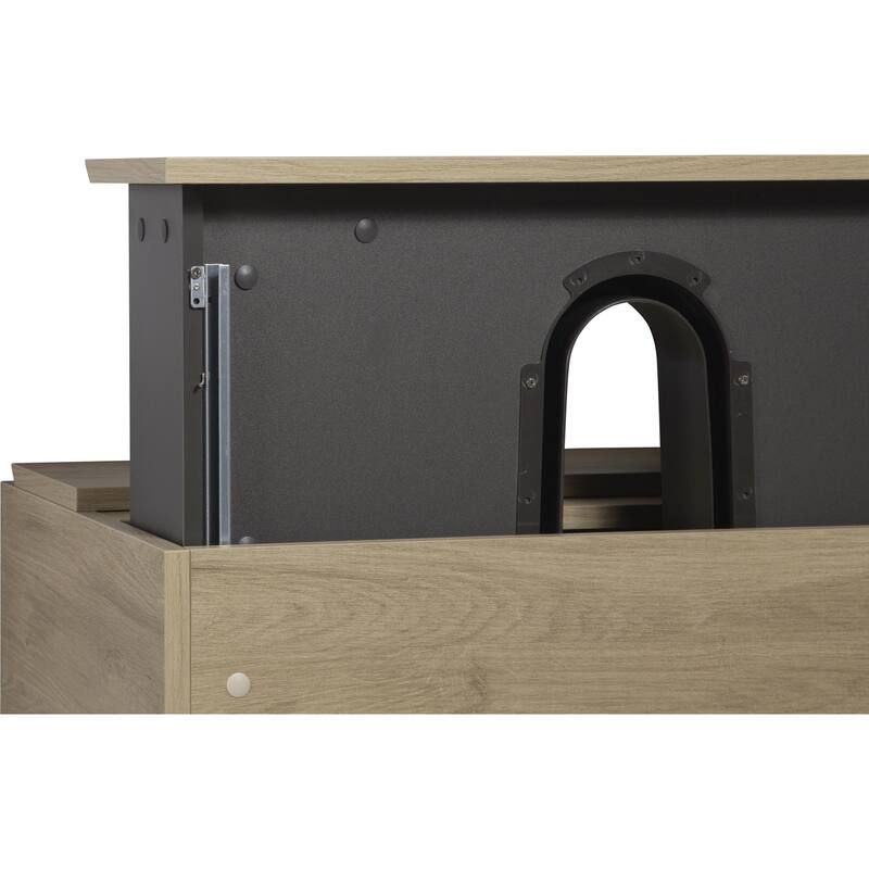 35.5-Inch Floating Bathroom Vanity with Glossy Resin Sink, Ash Grey Color, Wall-Mounted Design, 2 Drawers
