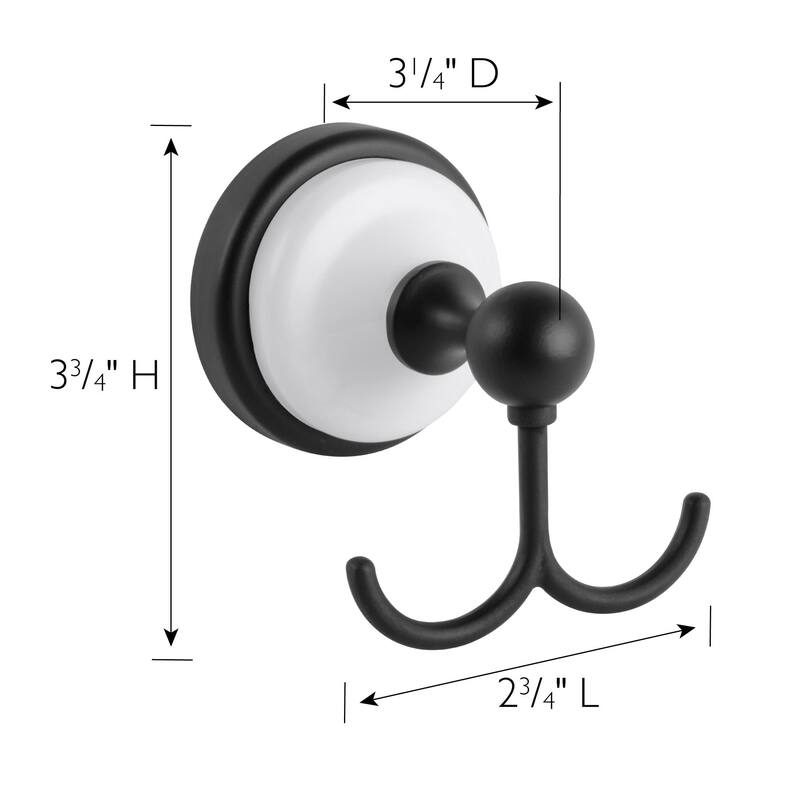 Design House 559252 Savannah Double Robe Hook