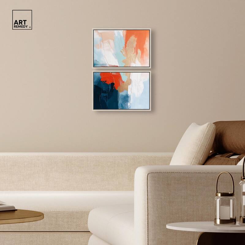Bold and Bright II Canvas Set of 2 by Art Remedy