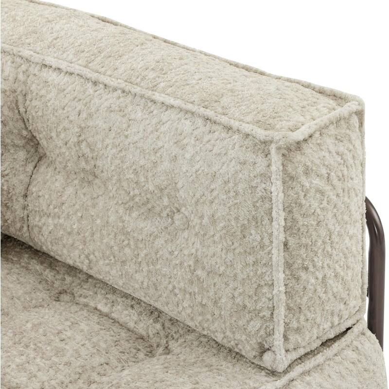 MCombo Modular Sofa Couch with Removable Cushion, 3 Seaters Accent Sofa Chair