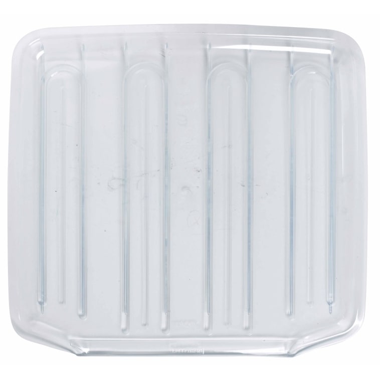 Rubbermaid 1180-MA-CLR Dish Drainer Tray, x Plastic