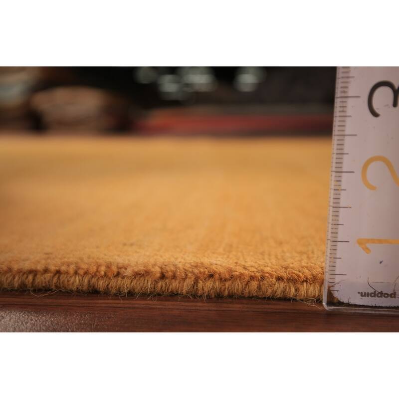 Modern Gabbeh Oriental Area Rug Handmade Wool Carpet - 5'7" x 8'1"