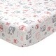 preview thumbnail 5 of 5, Lambs & Ivy Little Spirit Coral/Mint/Gray Southwest Fox & Teepee Nursery 3-Piece Baby Crib Bedding Set