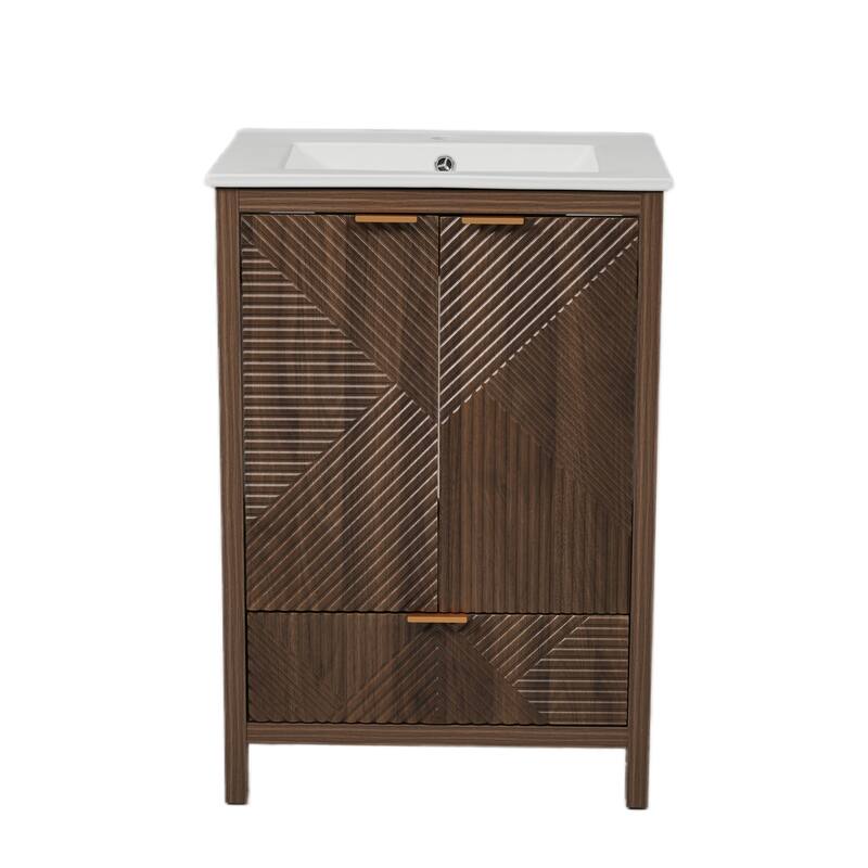 Christopher Knight Home - Seaford 24" Bathroom Vanity with Sink Combo & Single Faucet Hole