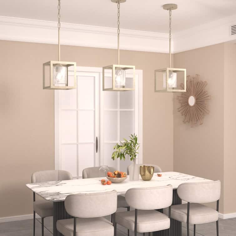 Acroma 1 - Light Square/Rectangle Pendant - N/A