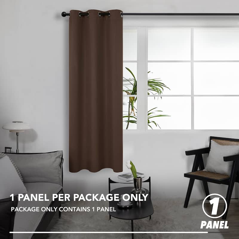 Deconovo Solid 42 Width Curtain Panel (1 Panel)