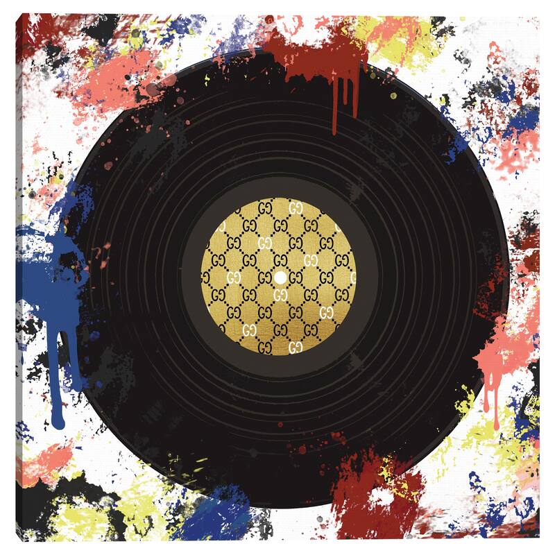 Designer Vinyl II by Design Lab Canvas Art Print