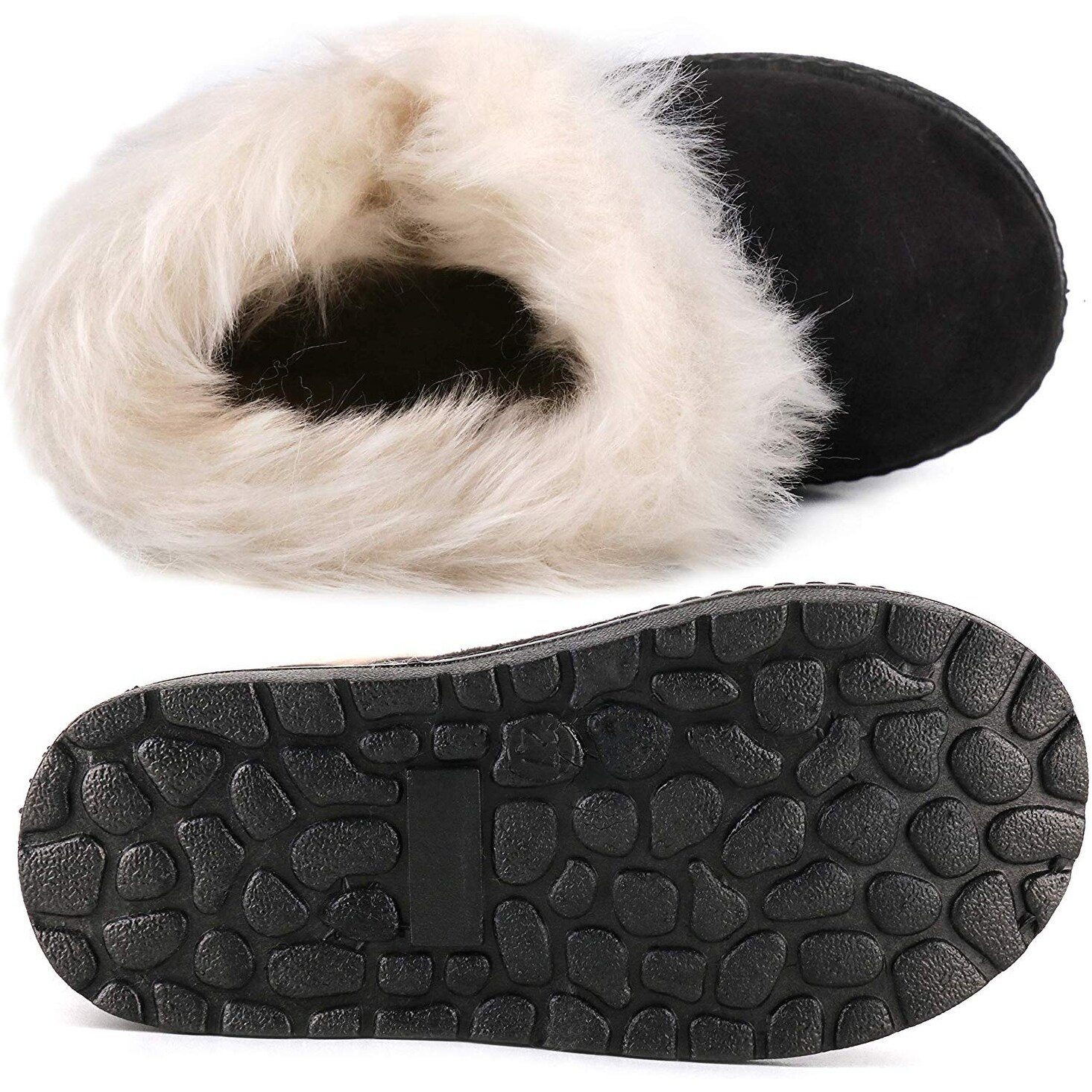 Toddler//Little Kid Femizee Girls Boys Warm Winter Flat Shoes Bailey Button Snow Boots