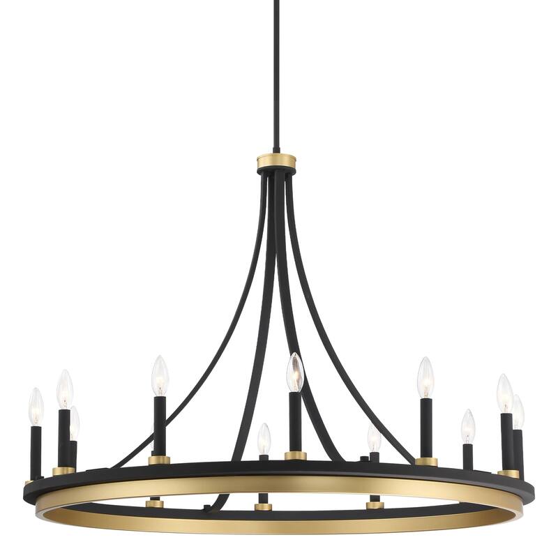 Acroma 12-light 40In Modern Farmhouse Large Empire Chandelier