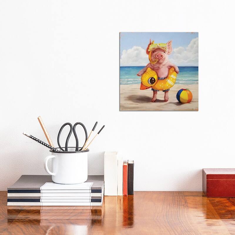 iCanvas "Baked Ham" by Lucia Heffernan Canvas Print - 12x12x1.5