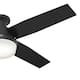 Hunter 52" Dempsey Flush Mount Ceiling Fan w/ LED Light Kit and Handheld Remote