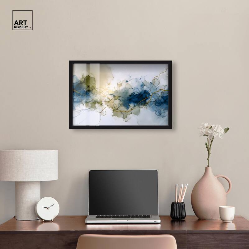 Fluid Geode Shadowbox by Art Remedy