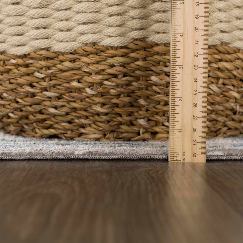 Hauteloom Cabacungan Hallway, Kitchen Machine Washable Runner Rug - Black, Taupe, Peach - 2'7" x 7'3"