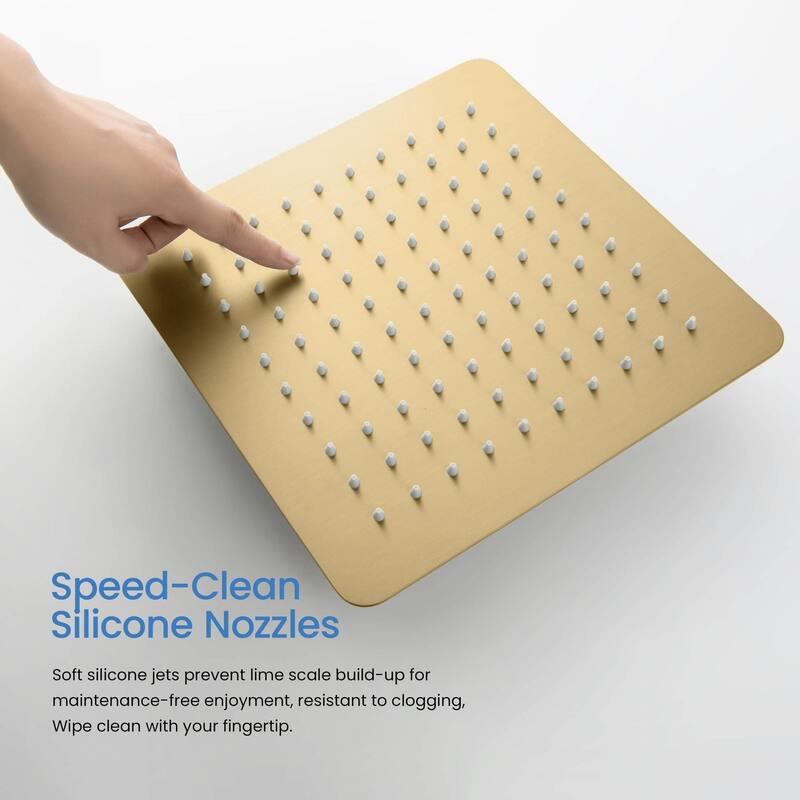 Cube Pressure Balanced 2-Function Shower Column with Rough In Valve