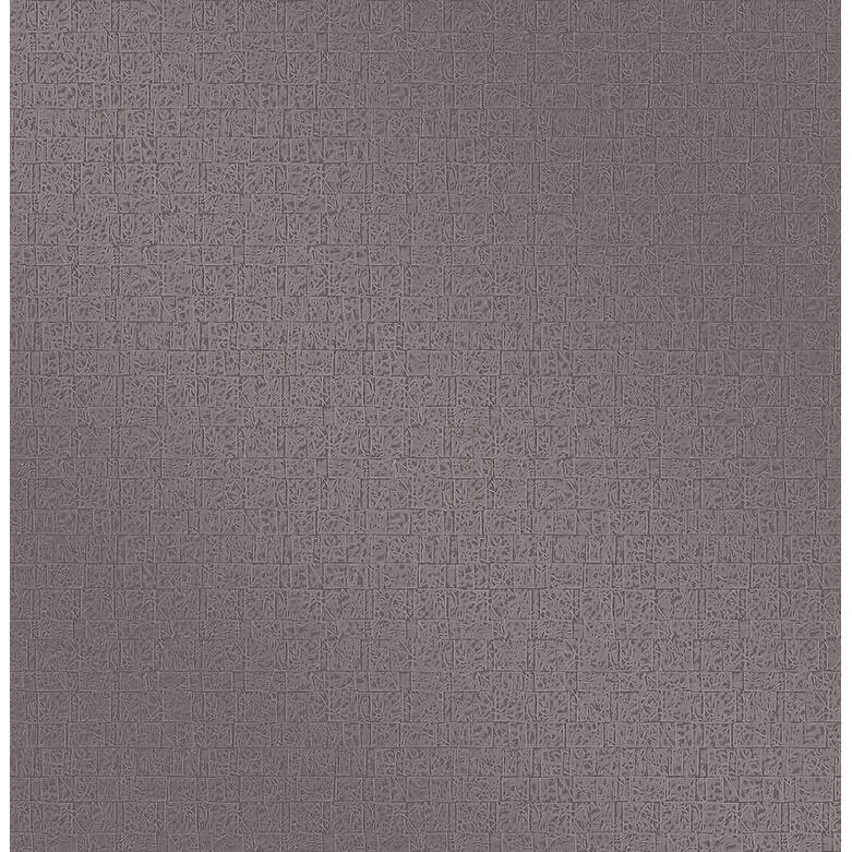 Brewster Basilic Purple Mosaic Wallpaper - 20.5in x 396in x 0.025in
