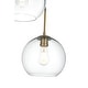 preview thumbnail 6 of 11, Elegant Lighting Baxter 3 Light 20" Wide Multi Light Pendant with