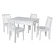 preview thumbnail 21 of 21, Kids Table with Lift Up Top and 4 Mission Juvenile Chairs - 5 Piece Set White