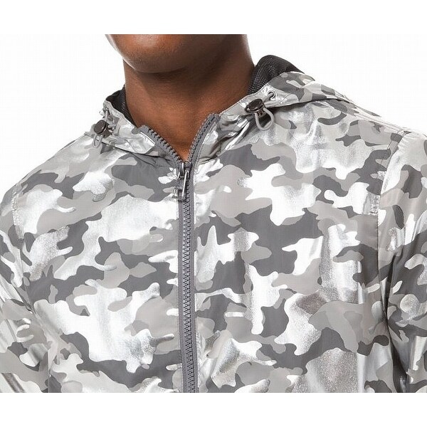 michael kors jacket mens silver