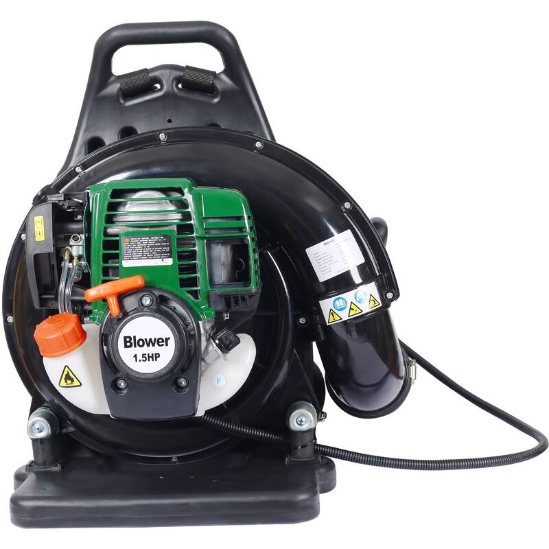 4-Stroke Backpack Leaf Blower, GAS 37.7cc,1.5HP 580CFM, Super light Weight 16.5lbs