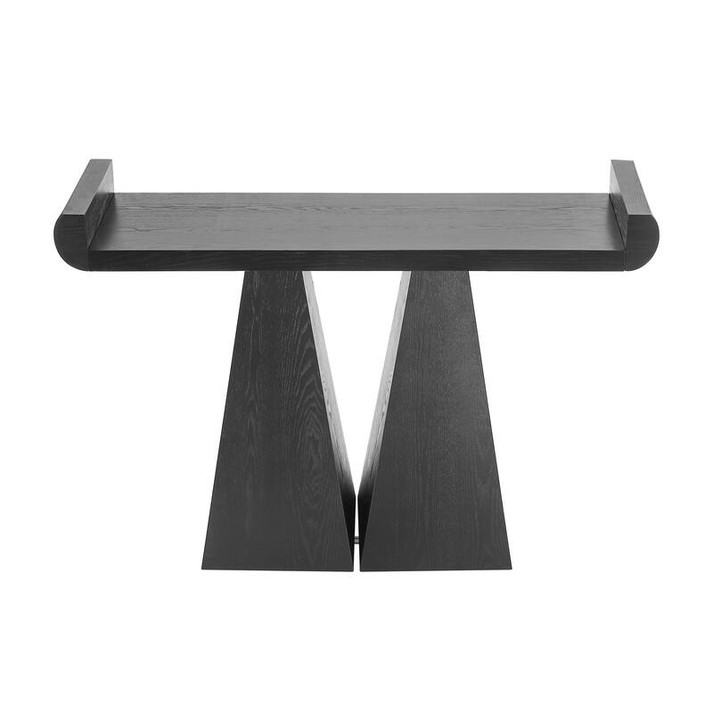 Christopher Knight Home - Arclume Modern Sculptural Base Console Table with Narrow Design
