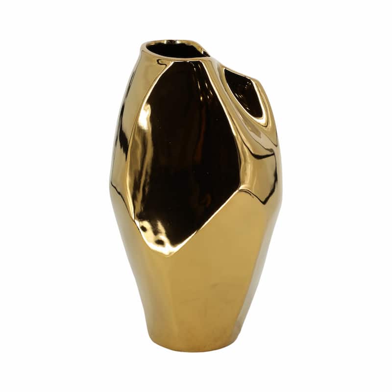 Sagebrook Home Ceramic Elegant Decorative Vase for Stylish Interiors