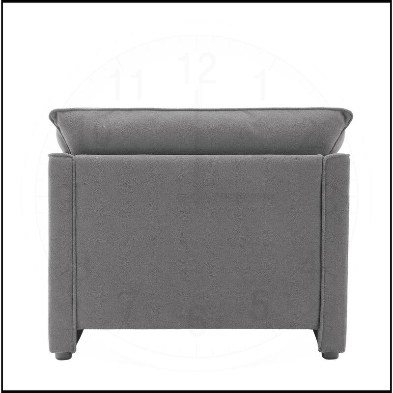 Chenille Oversized Armchair