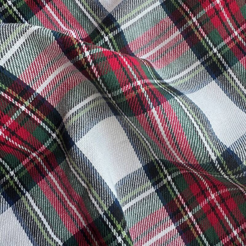 Christmas Classic Holiday Plaid Tree Skirt - 48"x48"