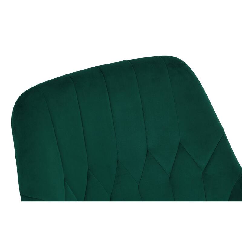 Upholstered Velvet Rocking Chair