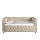 preview thumbnail 23 of 38, Knightsbridge Queen Tufted Chesterfield Daybed by iNSPIRE Q Artisan