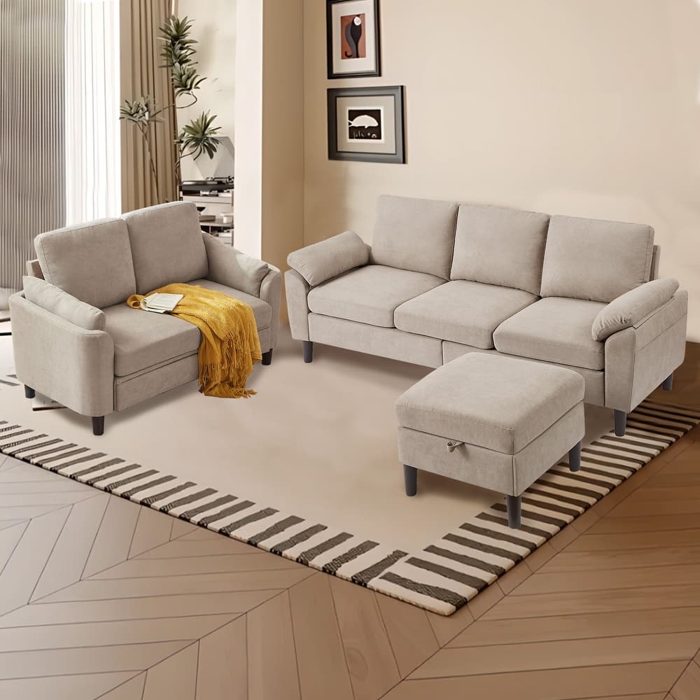 3 Piece Living Room Sets
