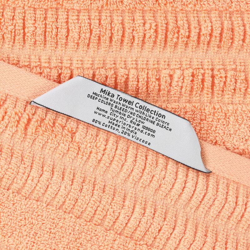 Superior Mika Smart Twist Cotton Bath Towels, Set of 2