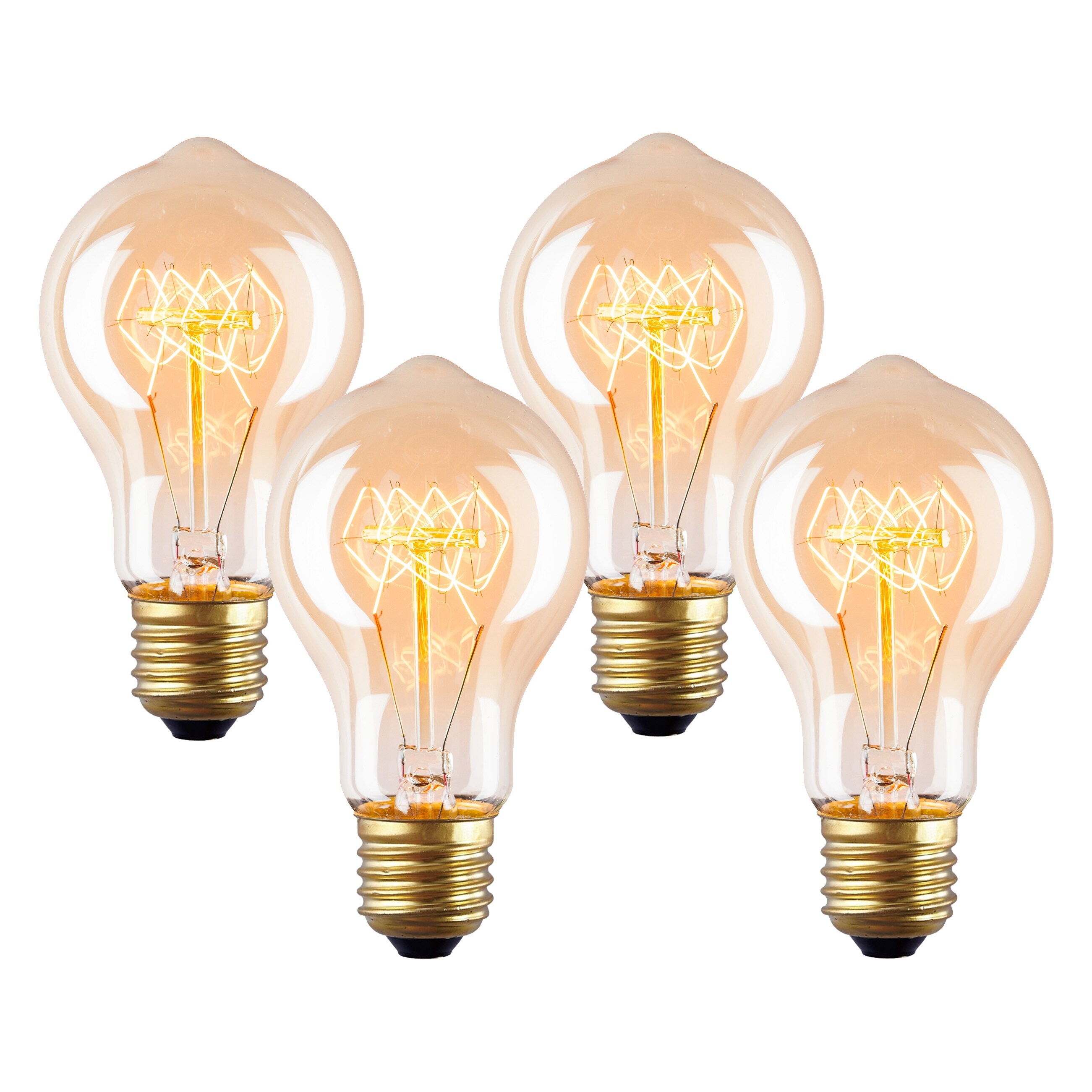 Shop Light Society Darby A19 Vintage Edison Bulbs 40w Set Of 4
