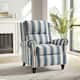 Option Stripe Navy Linen