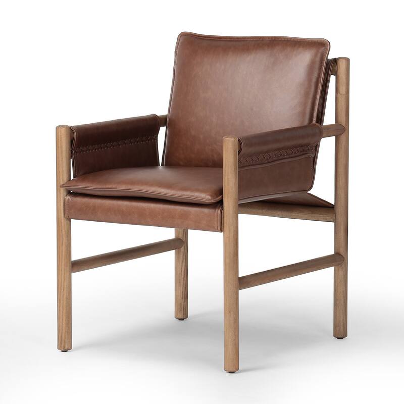 Glinda Dining Chair-Havana Brown - 23.5W x 26.25 x 34.0H
