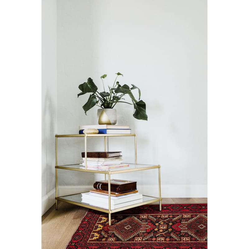 ECARPETGALLERY Hand-knotted Teimani Red Wool Rug - 2'10 x 6'1