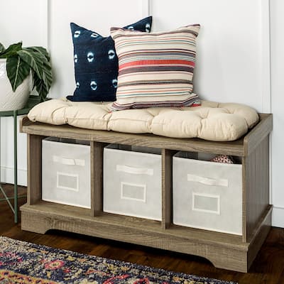 Middlebrook Paradise Hill Storage Bench with Cushion