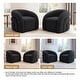 preview thumbnail 41 of 45, Upholstered Swivel Barrel Accent Chair Set of 2