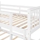 preview thumbnail 18 of 16, Twin Over Twin Bunk Bed with Slide and Ladder, Solid Wood Bedframe