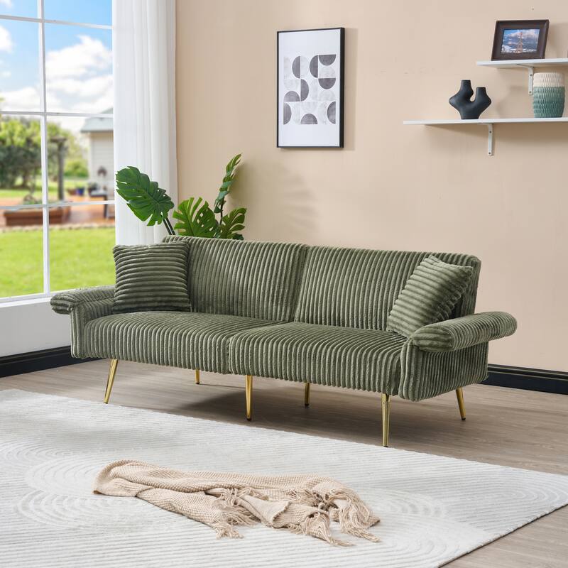 Luxury Sleeper Sofa Bed with Soft Cushion - Ultimate Comfort for Your Home - Green